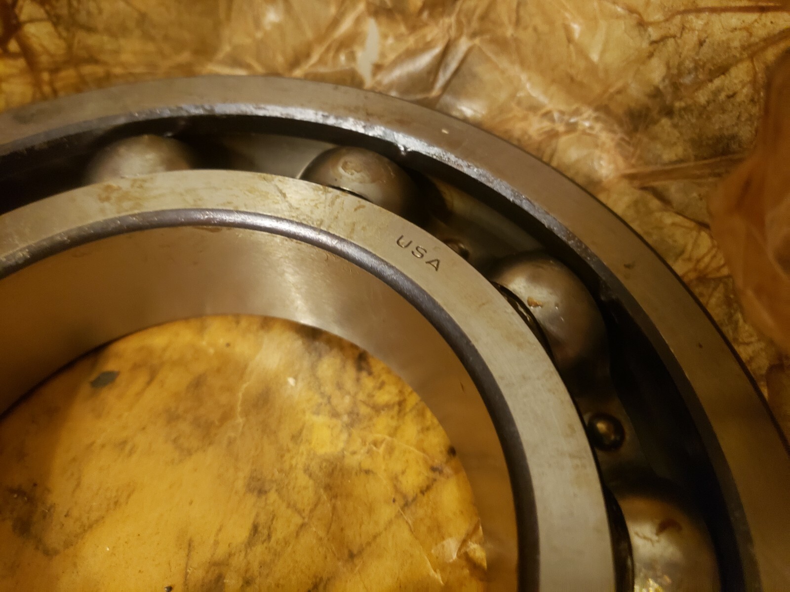 NOS Norma-Hoffman NH 222 222K Single Row Ball Bearing MADE IN USA