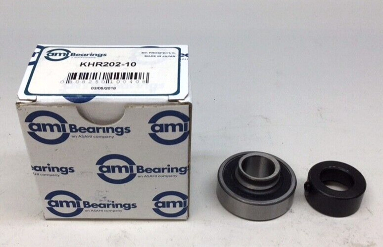 AMI KHR202-10 Ball Insert Bearing Cylindrical Bore 5/8″ ID