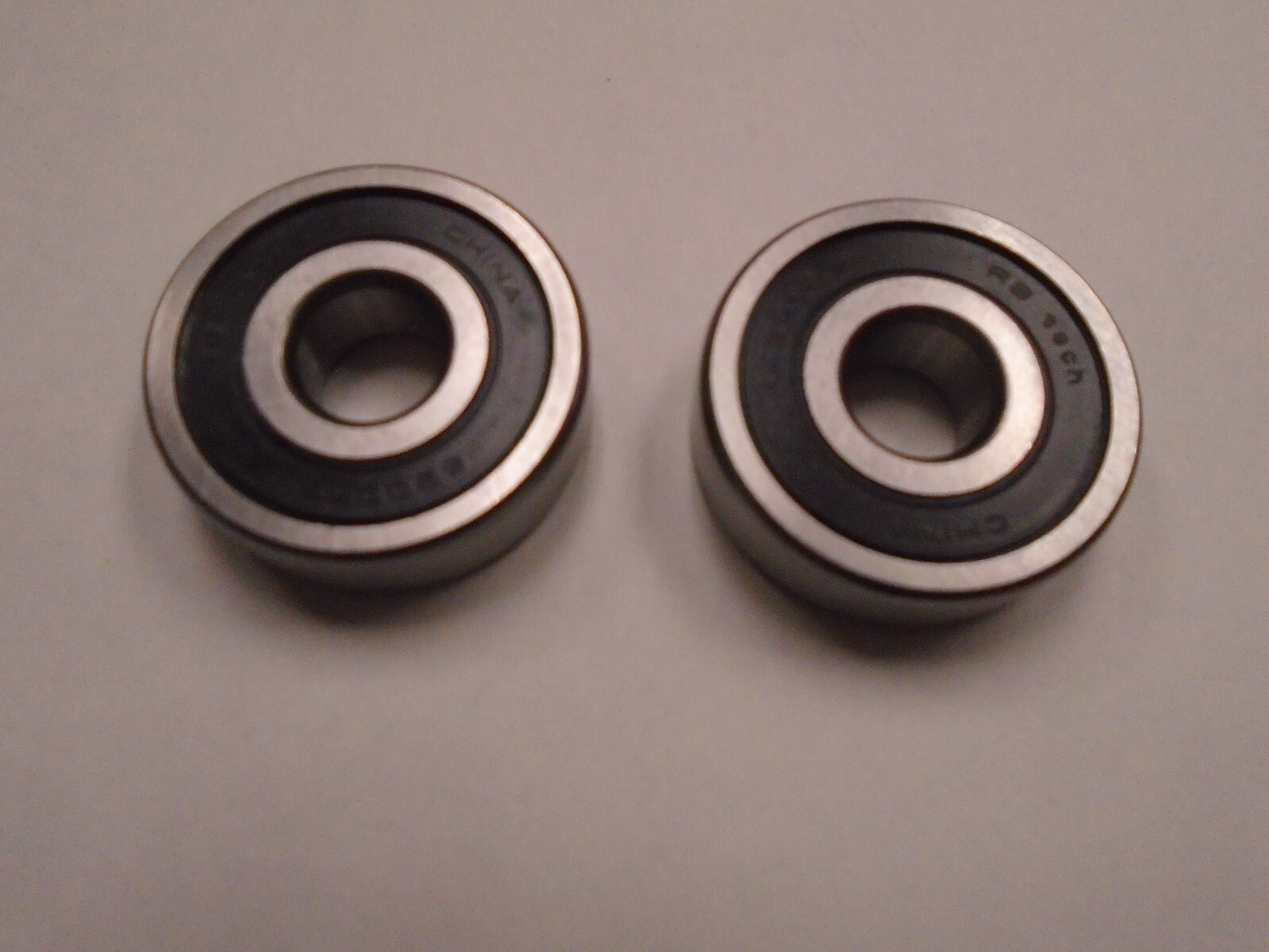 2 PCS. 6200-2RS BEARINGS 10x30x9 mm A750