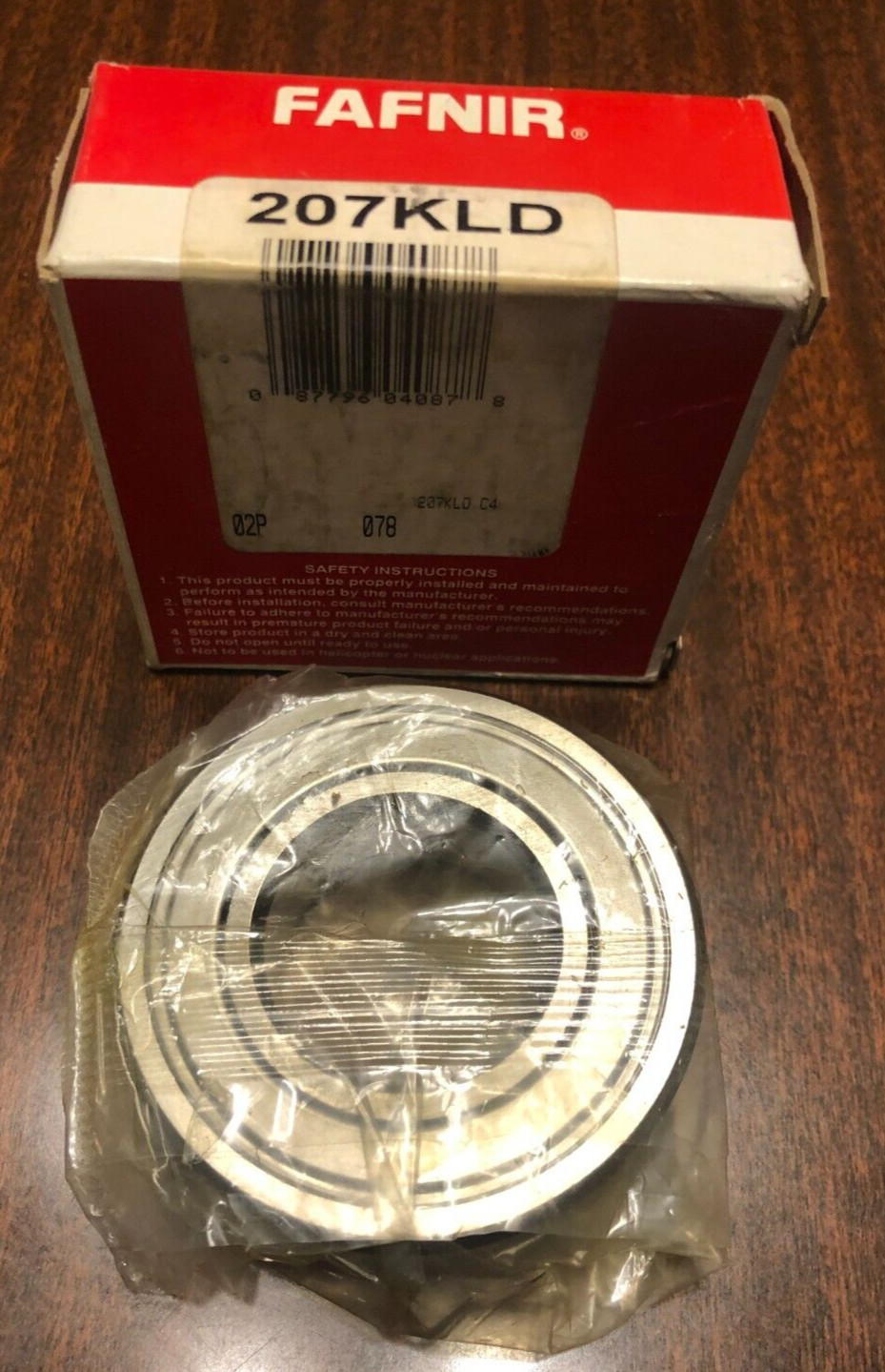 FAFNIR 207KLD BEARING, Brand New