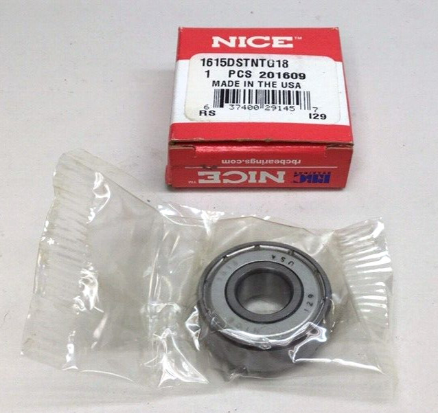 Nice 1615DSTNTG18 Ball Bearing 0.4375in ID X 1.1250in OD X 0.3750in W