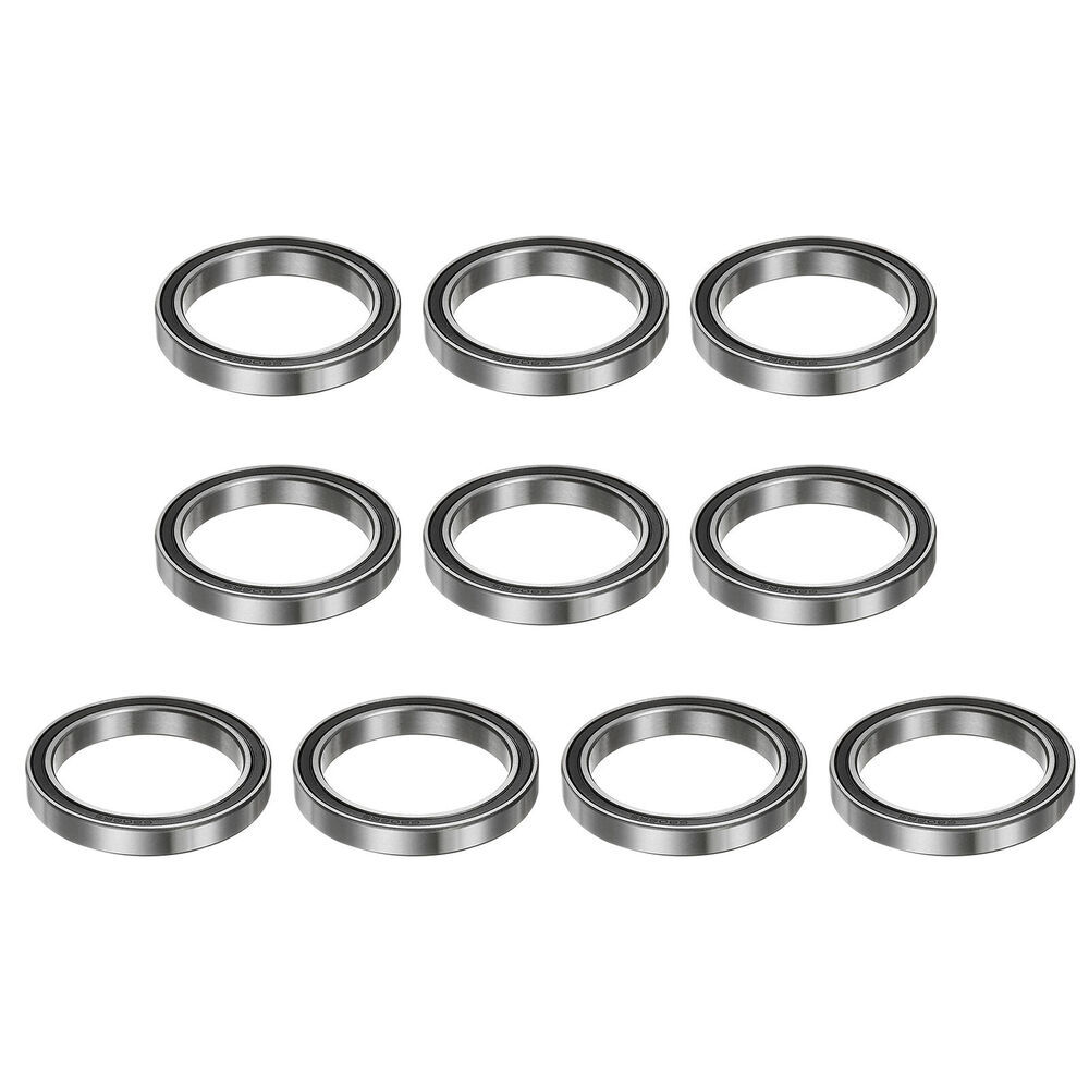 10pcs 6808-2RS Ball Bearings 40mmx52mmx7mm Chrome Steel Double Sealed