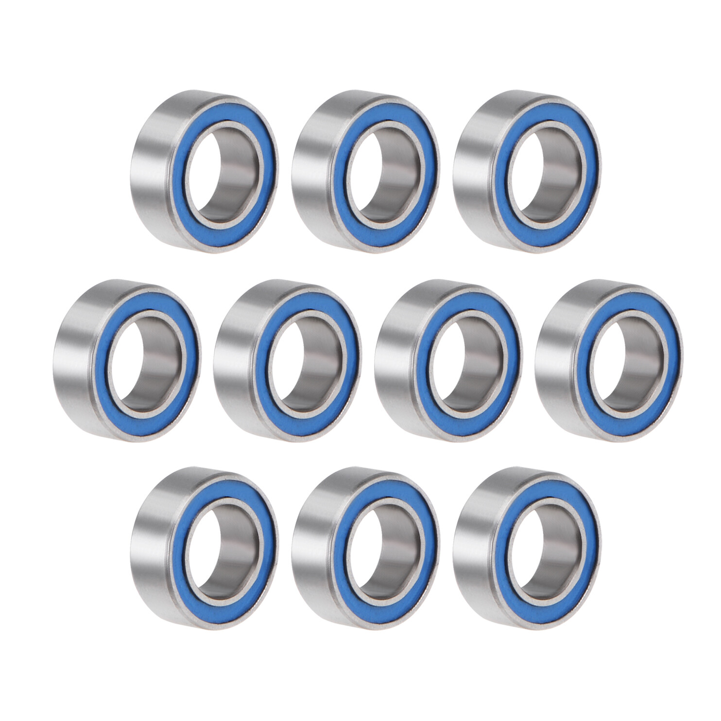 10pcs MR74-2RS Deep Groove Ball Bearing 4x7x2.5mm Double Sealed ABEC-3 Bearings
