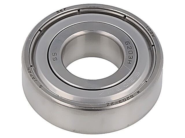 W 6203-2Z SKF Bearing: Ball Single Row ØNn: 17mm Ø Outer: 40mm W: 12mm Stainl…