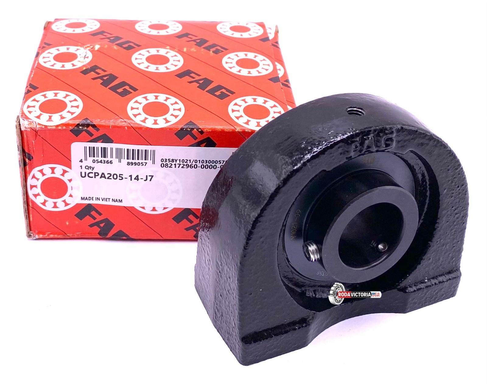 FAG UCPA205 14 J7 Housing and Bearing UC205-14 + PA205-J7 22.23x84x38 mm