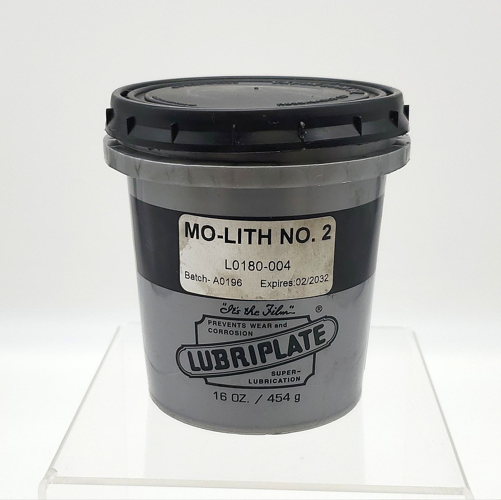Lubriplate Mo-Lith No. 2 Lubricant 16 OZ Tub Moly-Lithium Grease Water Resistant