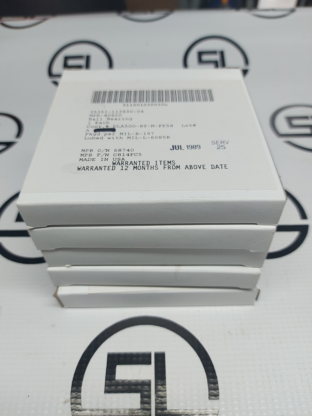 MPB SFR188 Flanged Bearing S-FR-188 C814FC5 1/4×1/2×1/8″ Stainless Steel 5 pcs