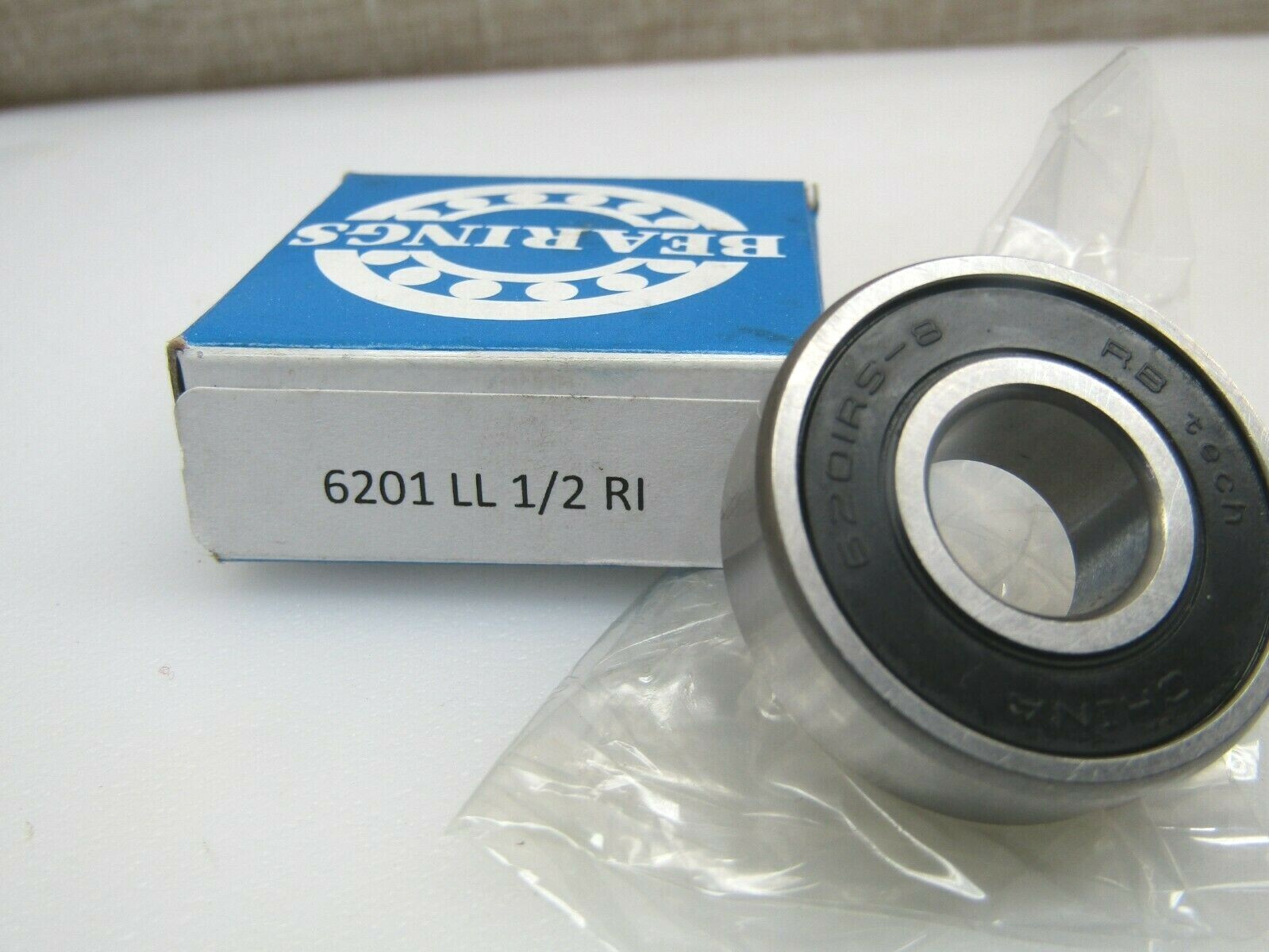 RB Tech 6201-2RS-1/2 C3 6201-1/2-2RS 1/2″ Bore X 32mm X 10mm Sealed Bearing