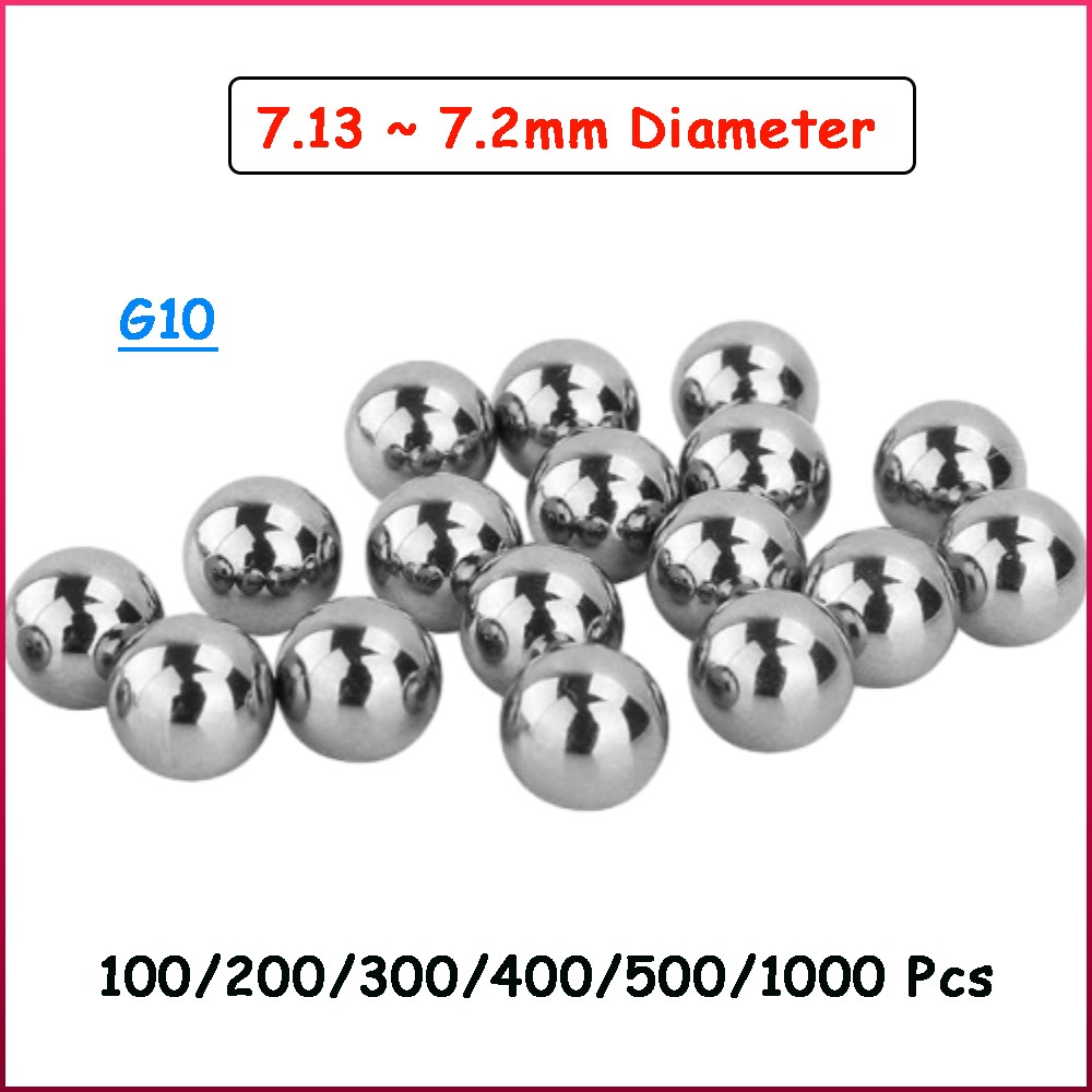 Steel Ball G10 High Precision Bearing Balls Smooth Ball 7.13mm ~ 7.2mm