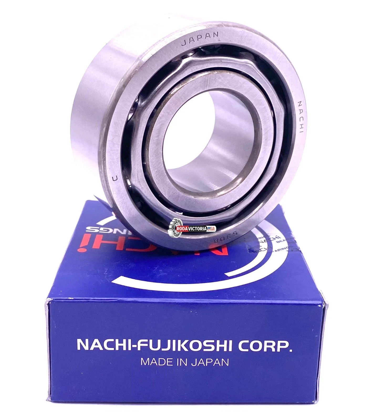 NACHI Japan 5308 Angular Contact Ball Bearing, Open, No Seals 40x90x36.5 mm
