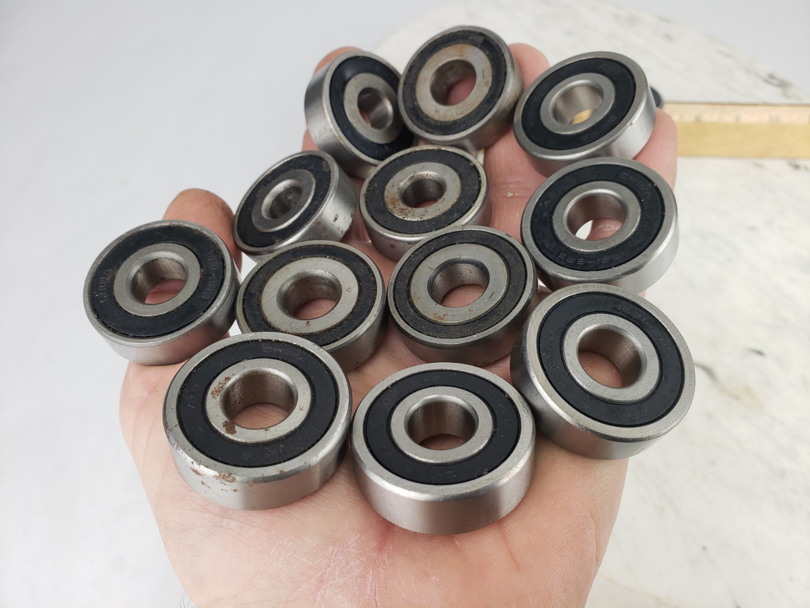 100+ Shield Ball Bearing Lot – Invacare 6201Z 1621 6301 99502 7/16″ 1/2 Bearings