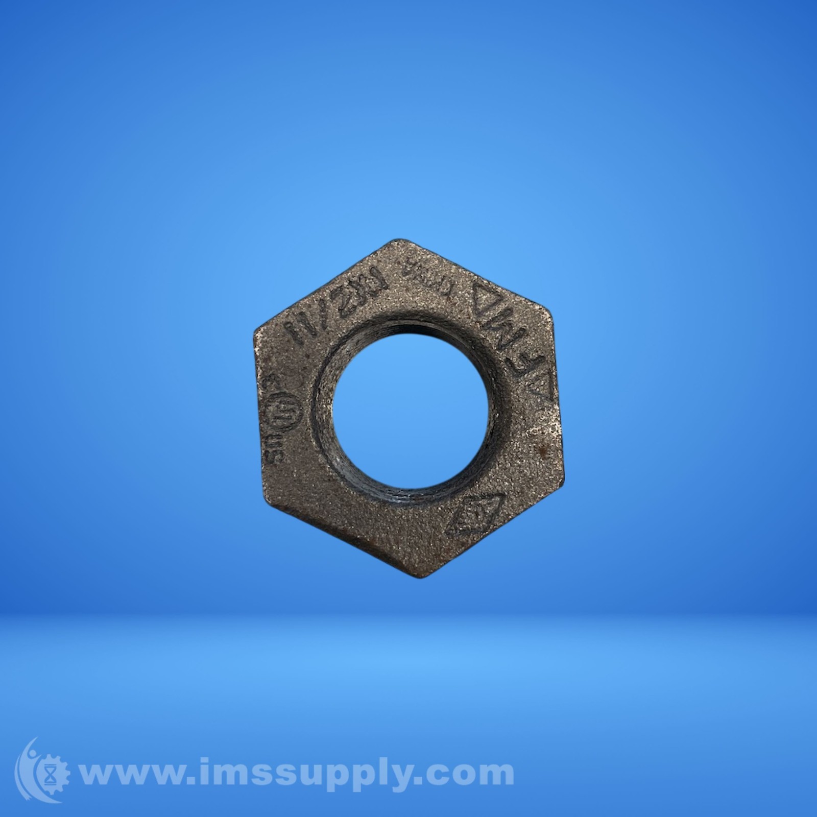 Black Hexagon Bushing 1-1/2 x 1 inch USIP