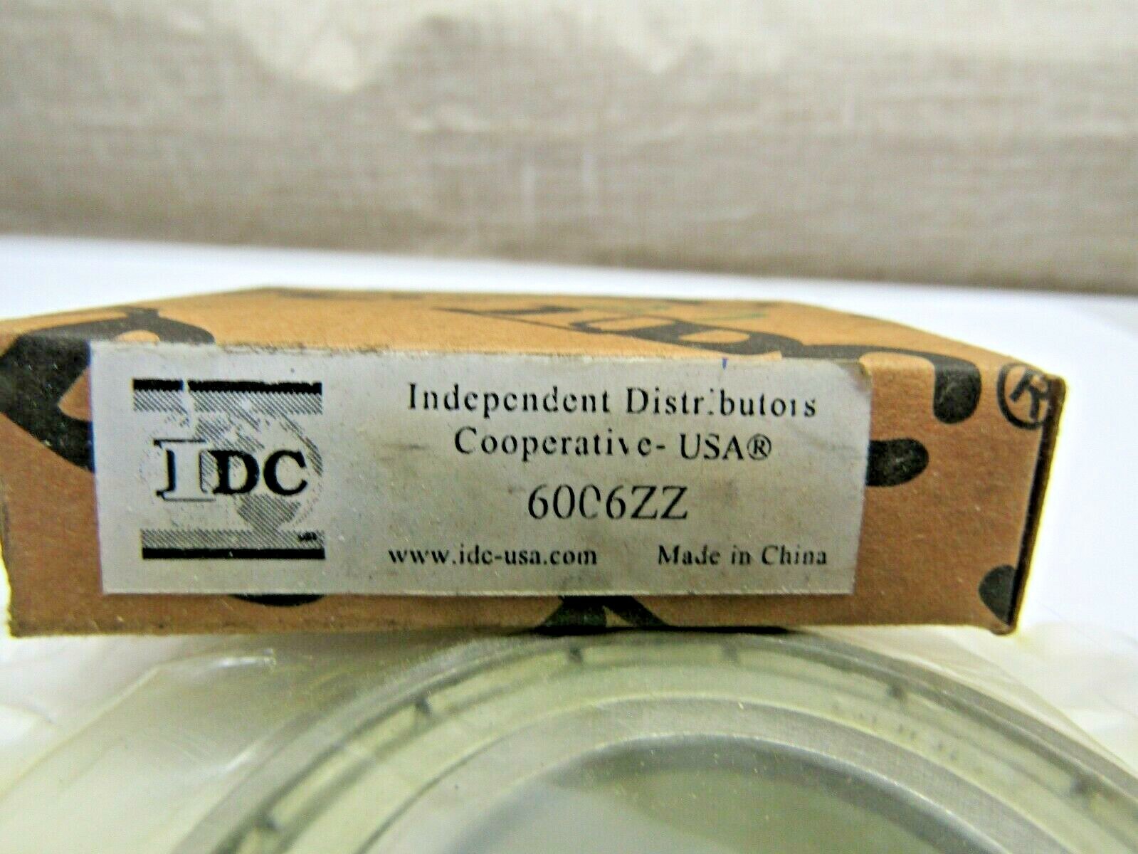 IDC Select 6006-ZZ 30mm X 55mm X 13mm Metal Shielded Bearing