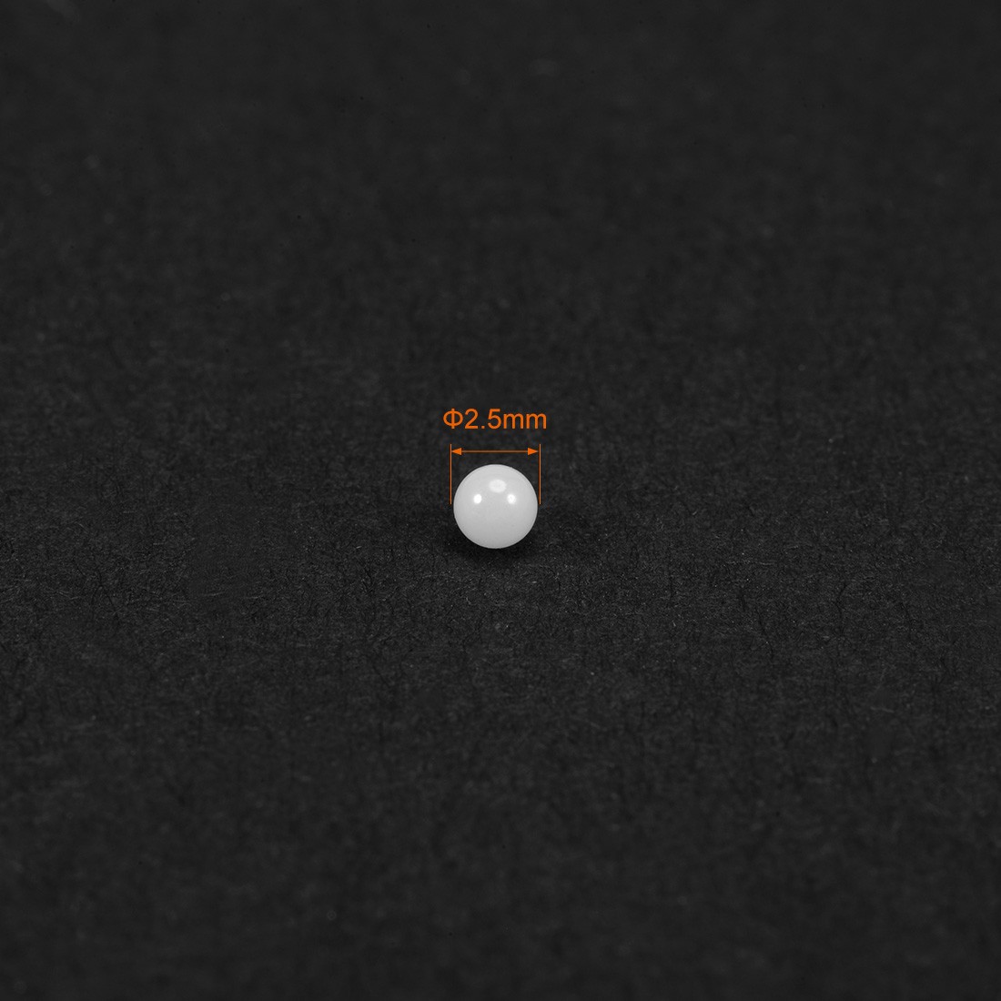 10pcs 2.5mm Ceramic Bearing Balls for Lock ZRO2 Zirconium Oxide G10 Precision