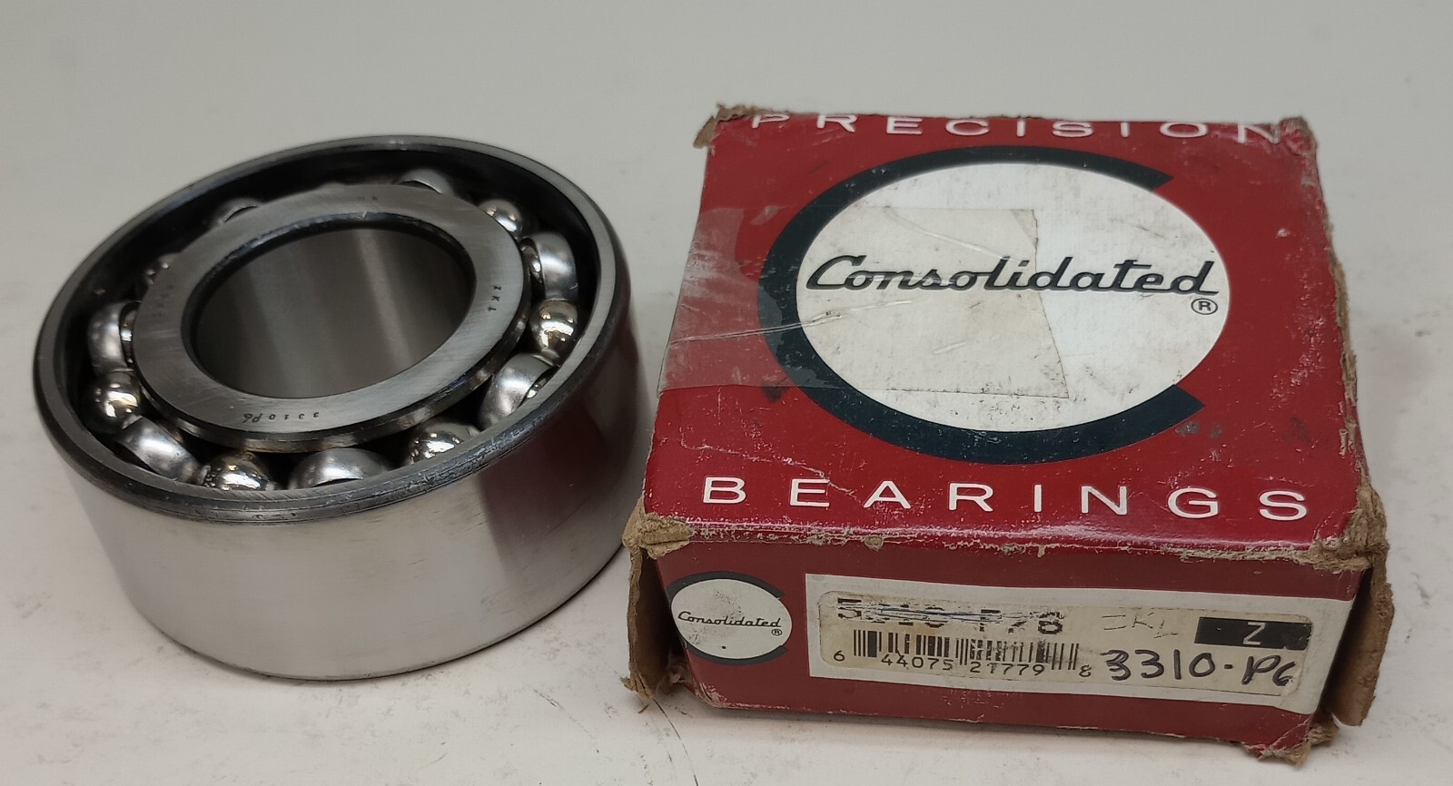 ZKL 3310 P6 Angular Contact Bearing Double Row 50mm ID X 110mm OD X 44.4 mm W