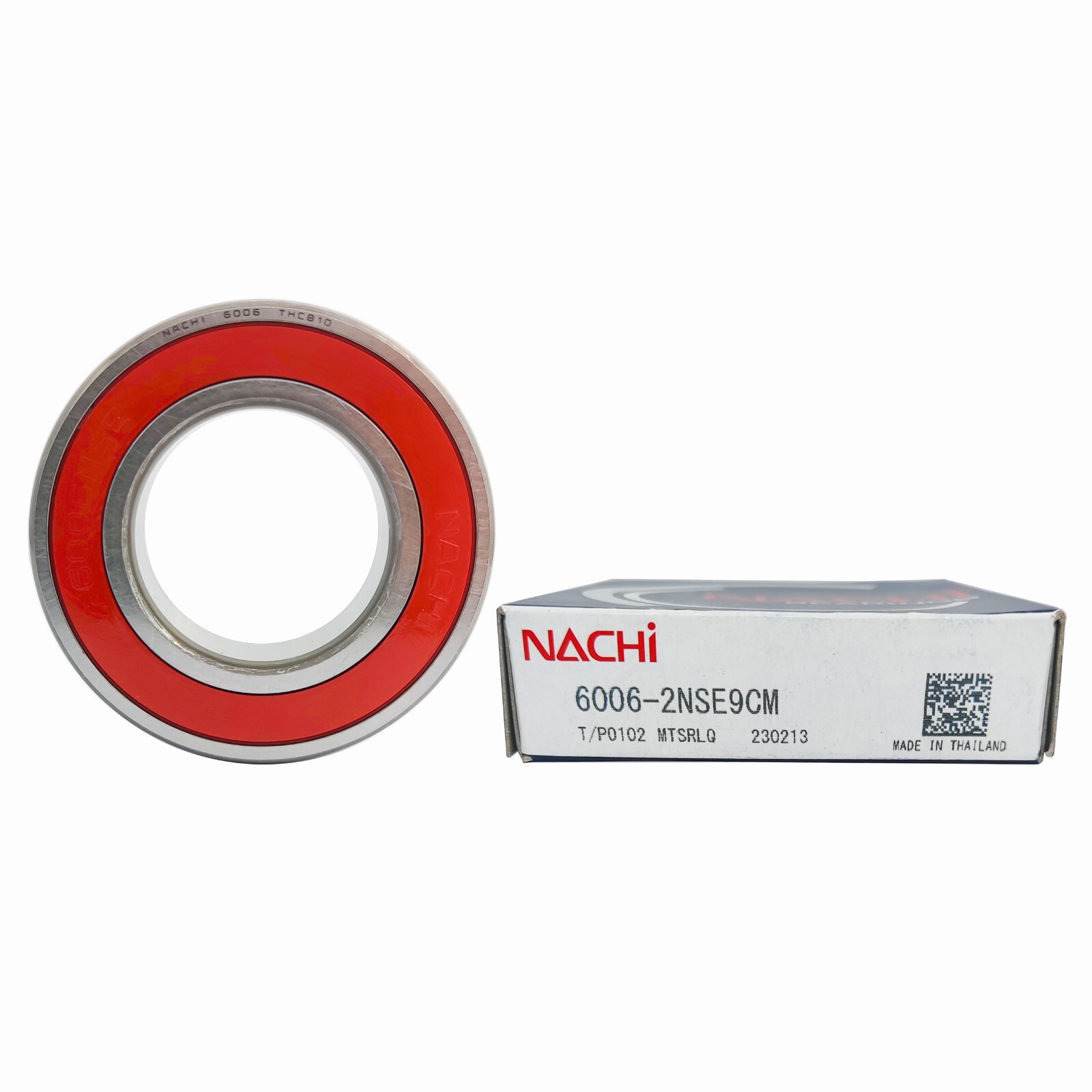 2PACK NACHI 6006-2NSE9CM 30X55X13MM Double Rubber Seal Bearings 6006-2RS 6006RS
