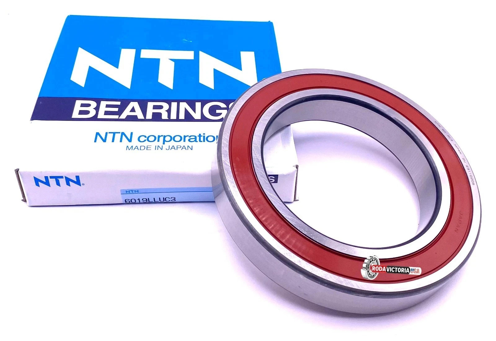 NTN Japan 6019 LLU C3 Deep Groove Ball Bearing, Rubber Sealed 95x145x24 mm