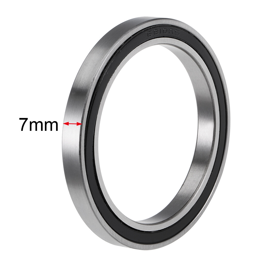 2PCS 6810-2RS Ball Bearings Double Sealed Chrome Steel Z2 50x65x7mm