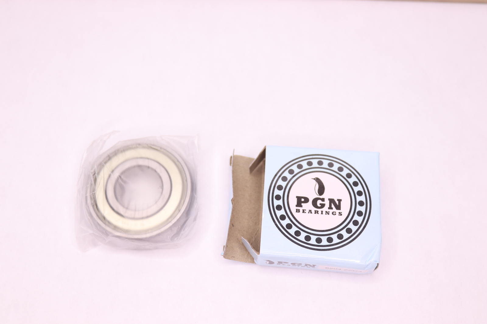 PGN Shielded Ball Bearing Metal 20mm x 47mm x 14mm 6204-ZZ
