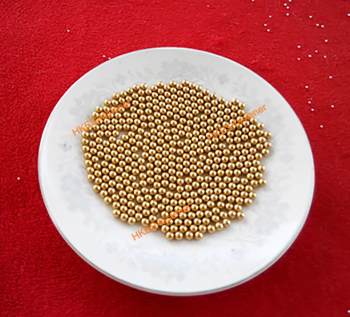 Solid H62 Brass Ball Diameter 0.5mm 1mm 1.5mm-45mm Precision Smooth Ball Beads