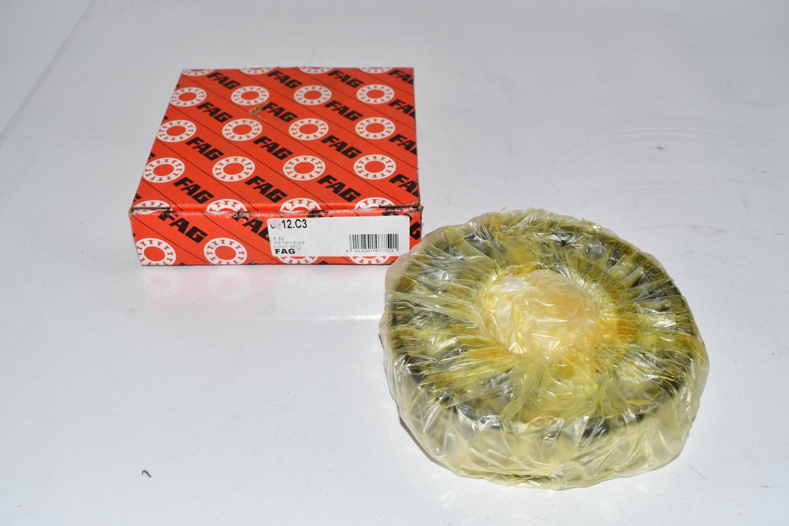 NEW FAG 6312-C3 Deep Groove Bearing Type 60 mm Inner Diameter 130 mm Outer Diame