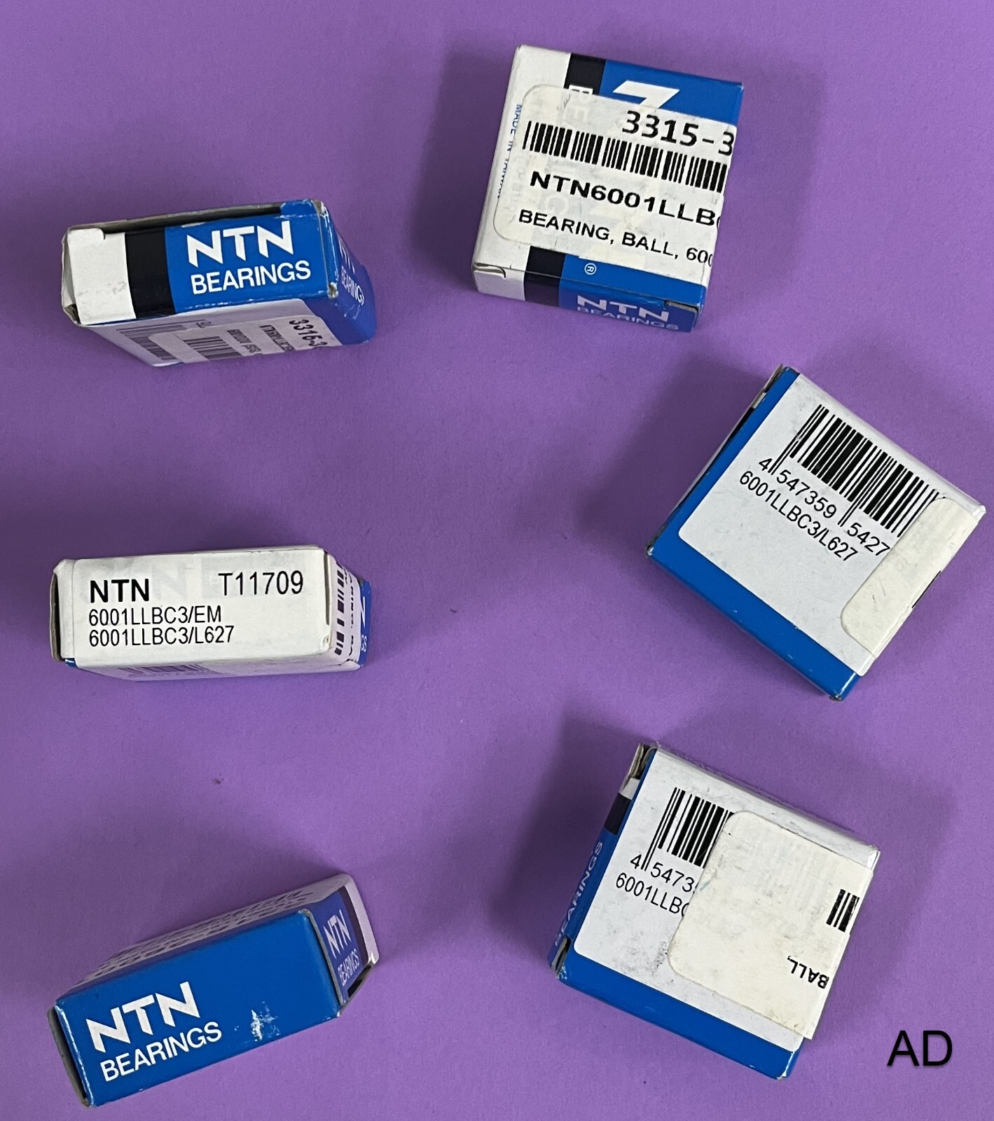 1 UNIT: NTN 6001LLBC3/EM Radial Deep Groove Ball Bearing