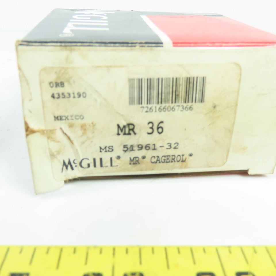 McGill MS 51961-32 MR 36 Cagerol Needle Roller Bearing NEW