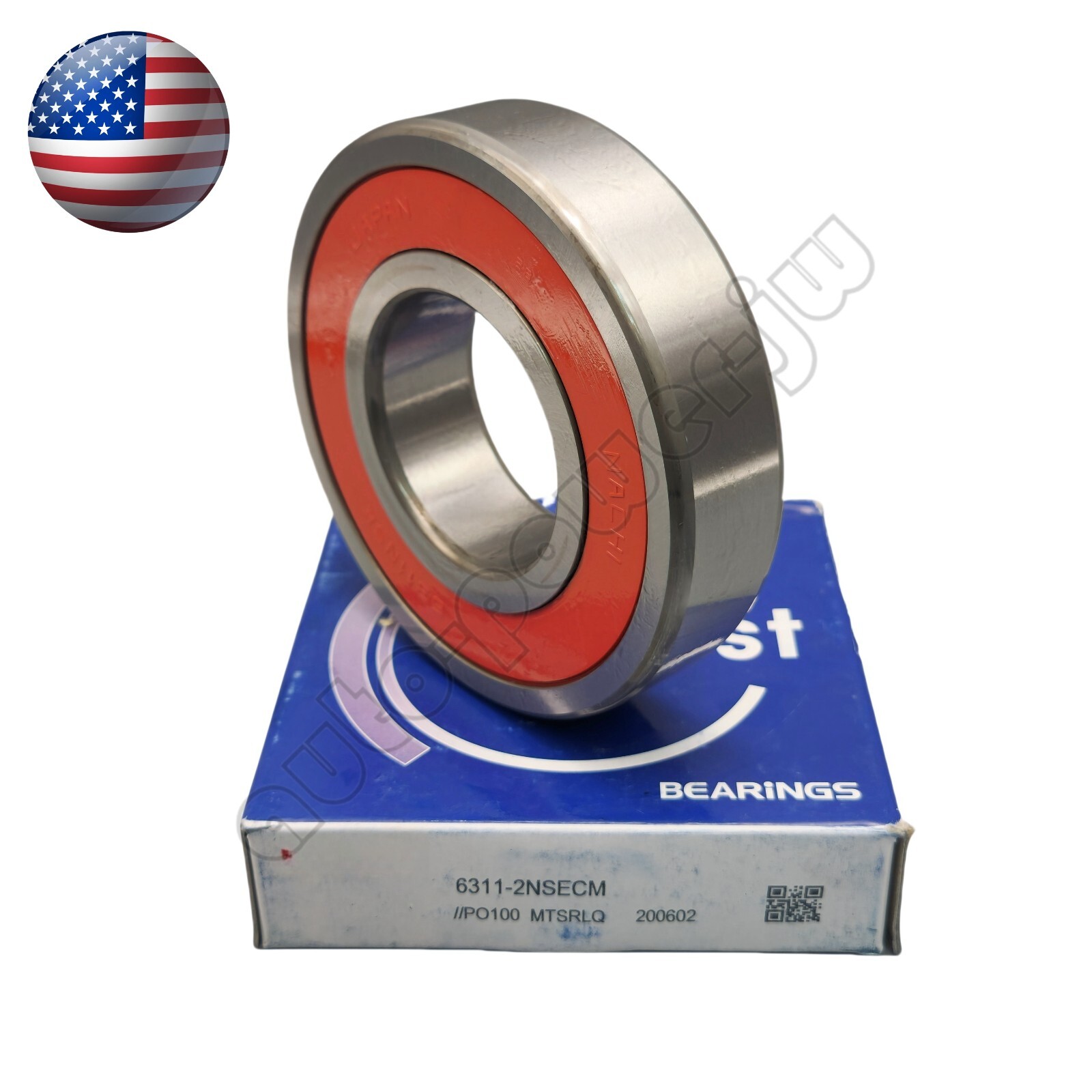 For NACHI 6311 2NSE C3 DEEP GROOVE BALL BEARING, RUBBER SEALED 55x120x29mm