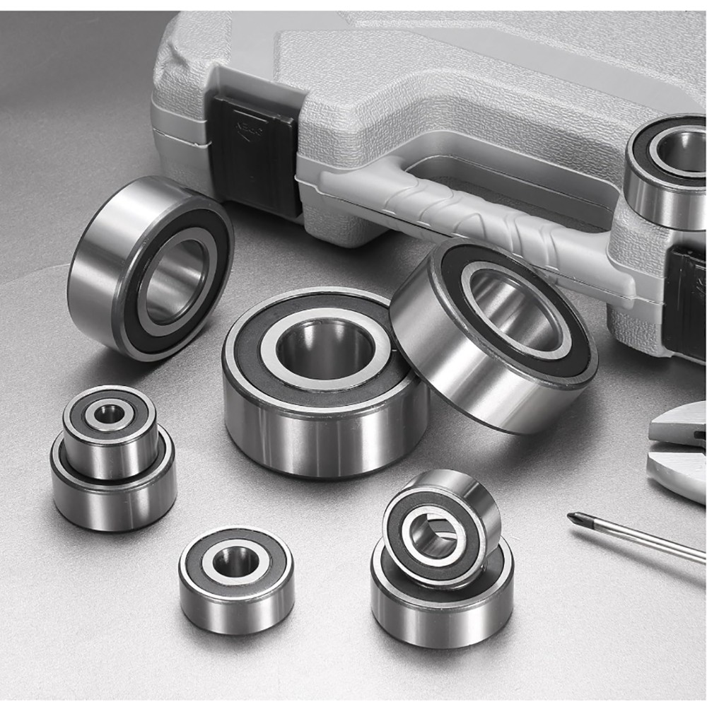 2RS Double Row Angular Contact Ball Bearing ID5-80mm OD14-140mm Thick7-33mm