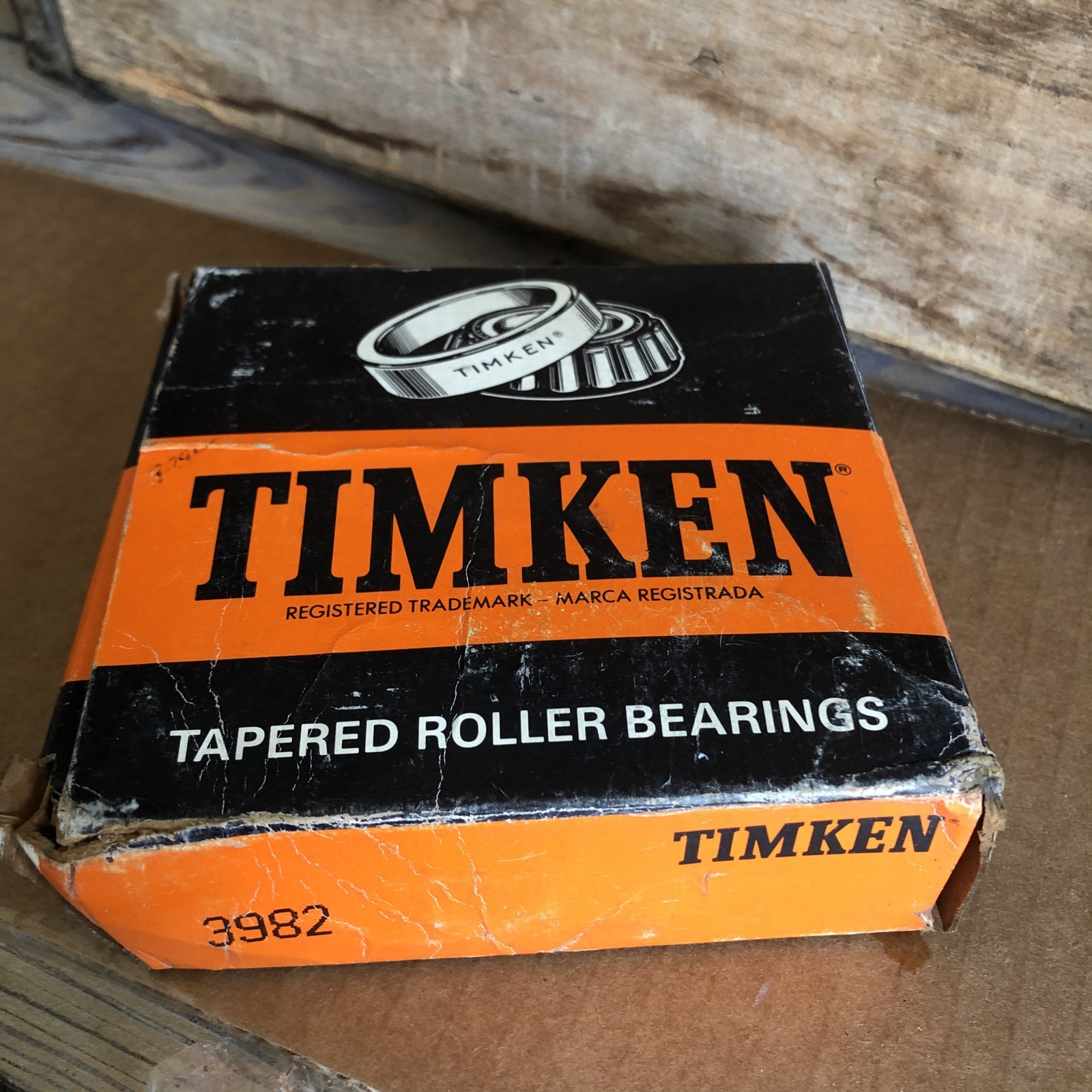 Timken Tapered Roller Bearing Part Number 3982 New NOS