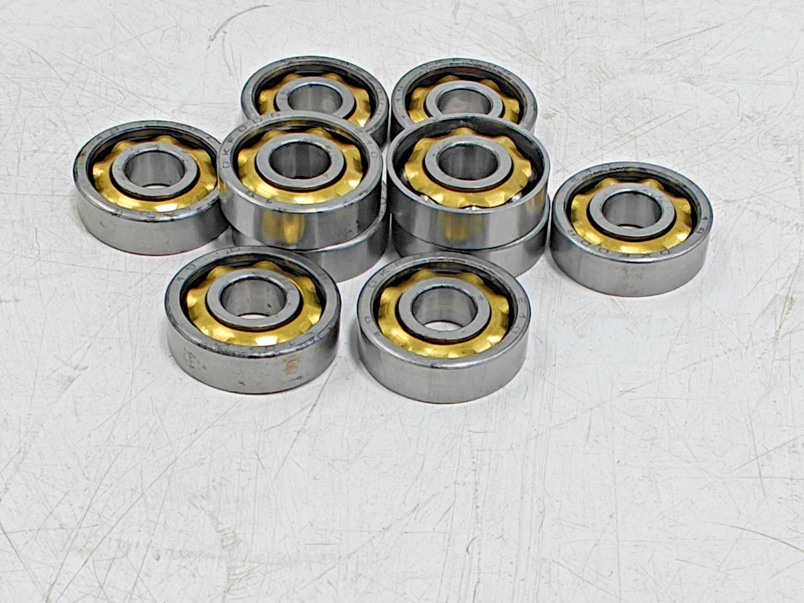 E10 / EN10 DKFDDR Magneto Bearing Angular Contact Separate 10x28x8 mm LOT OF 20