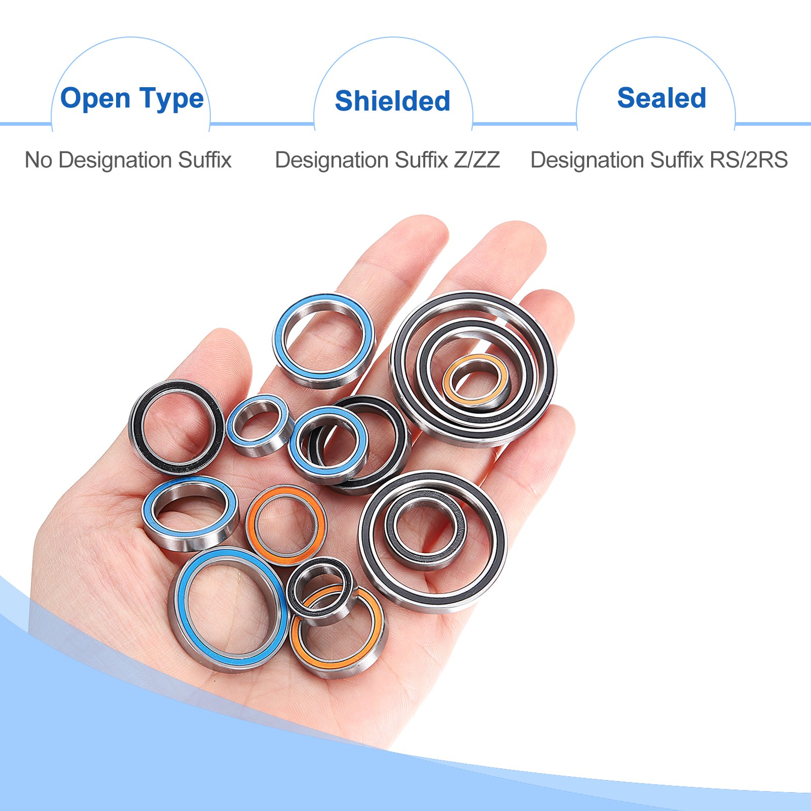 8pcs 6700-2RS Deep Groove Ball Bearings 10x15x4mm P6 (ABEC3)