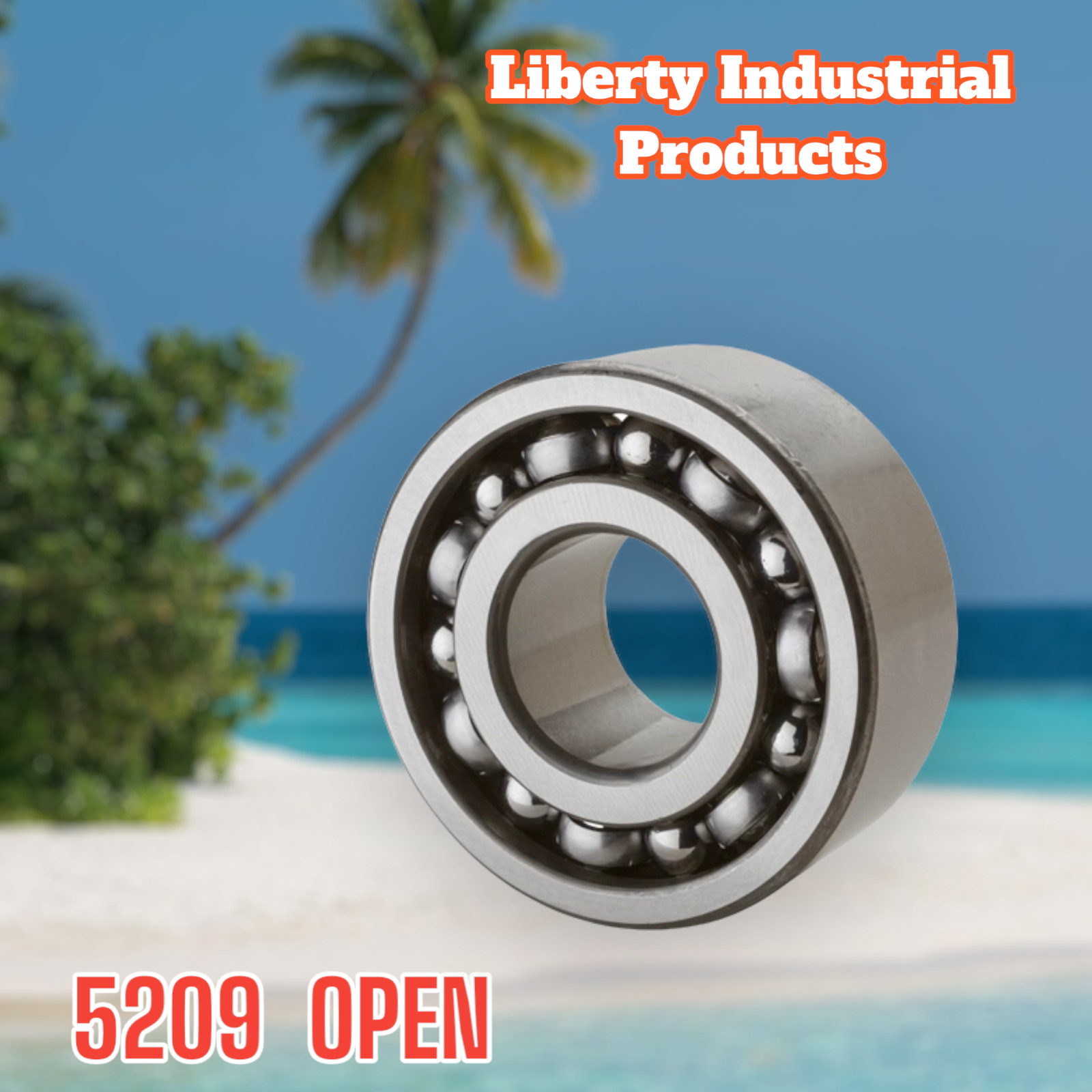 5209 OPEN – Liberty Double Row Ball Bearing-Open 4r5mm X 85mm X 30.163