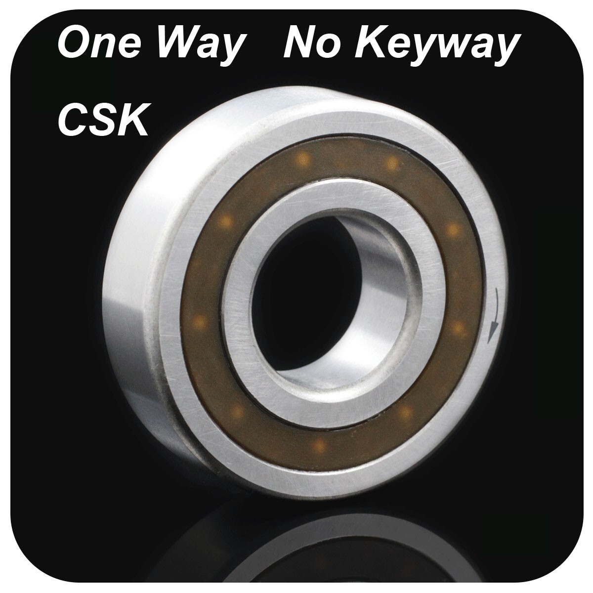 1Pc CSK Sprag Clutch One Way Dual Keyway Bearing CSK17 CSK17-2K Optional