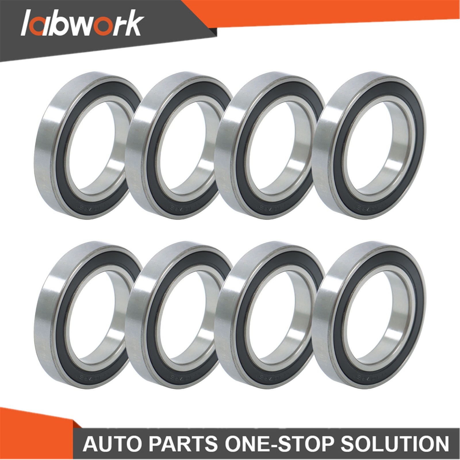 Labwork 6907-2RS Deep Groove Bearings 10pcs 35x55x10mm Rubber Sealed Set