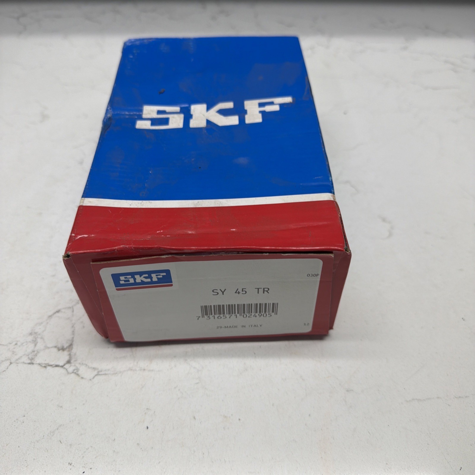(FACTORY SEALED) SY45TR SKF 45 x 187 x 48 mm HOUSING/BEARING ASSY