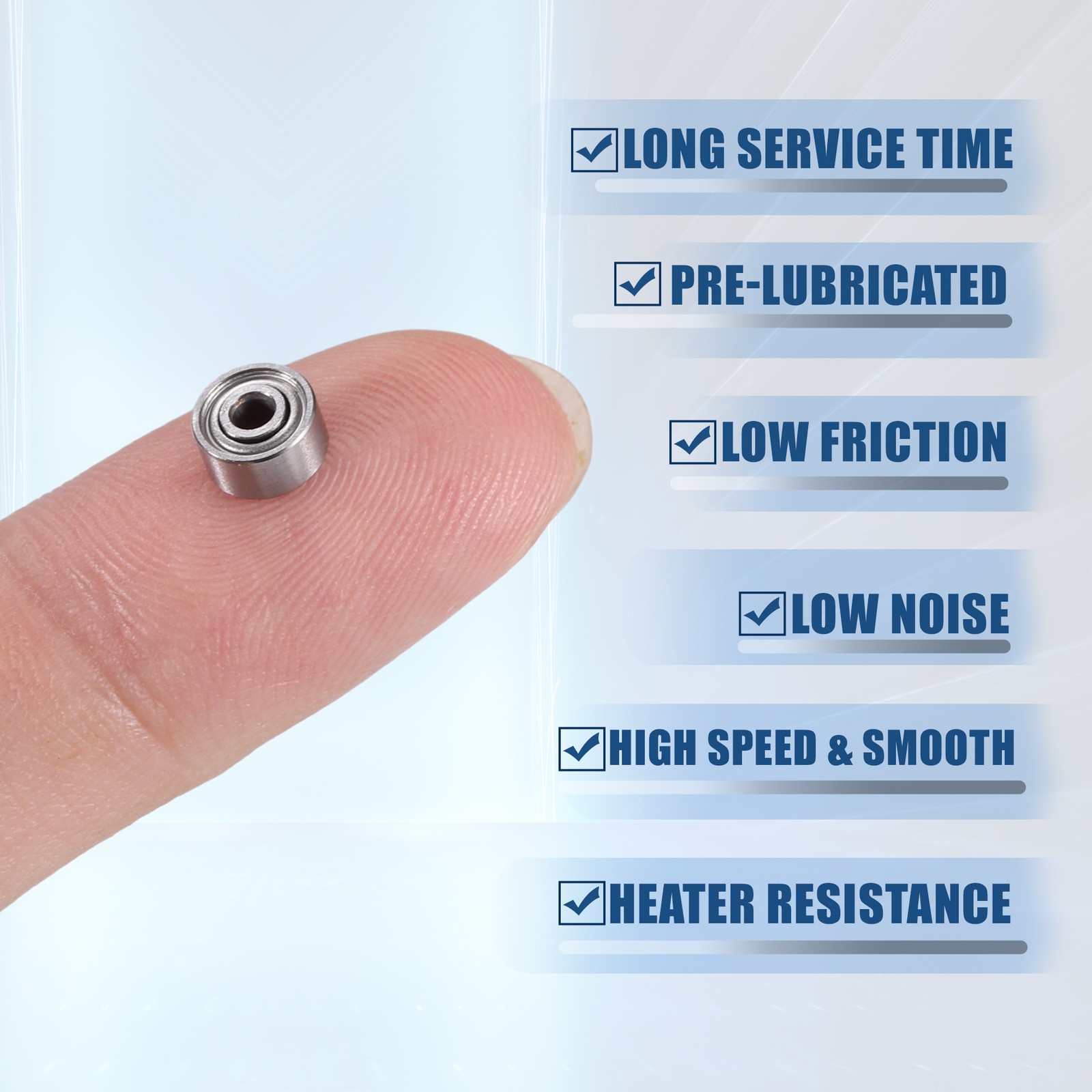 10pcs 692ZZ 2x6x3mm Double Metal Shield Single Row Deep Groove Ball Bearings