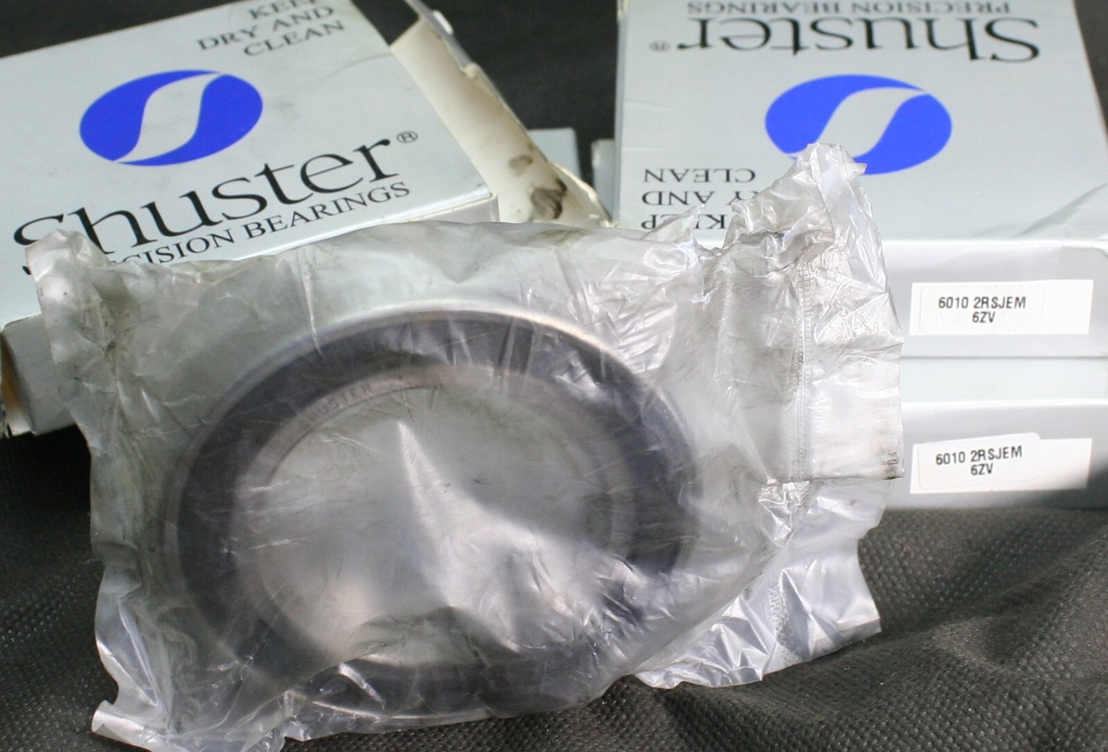 One (1) Shuster 6010 2RSJEM 6ZV Deep Groove Bearing 50MM Bore China NEW