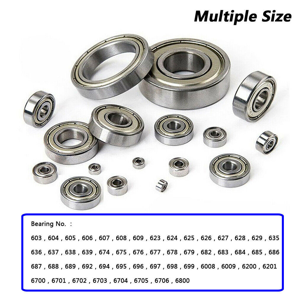 603~6800zz Bore 2 to 40mm Miniature Deep Groove Ball Bearing Shielded Bearings