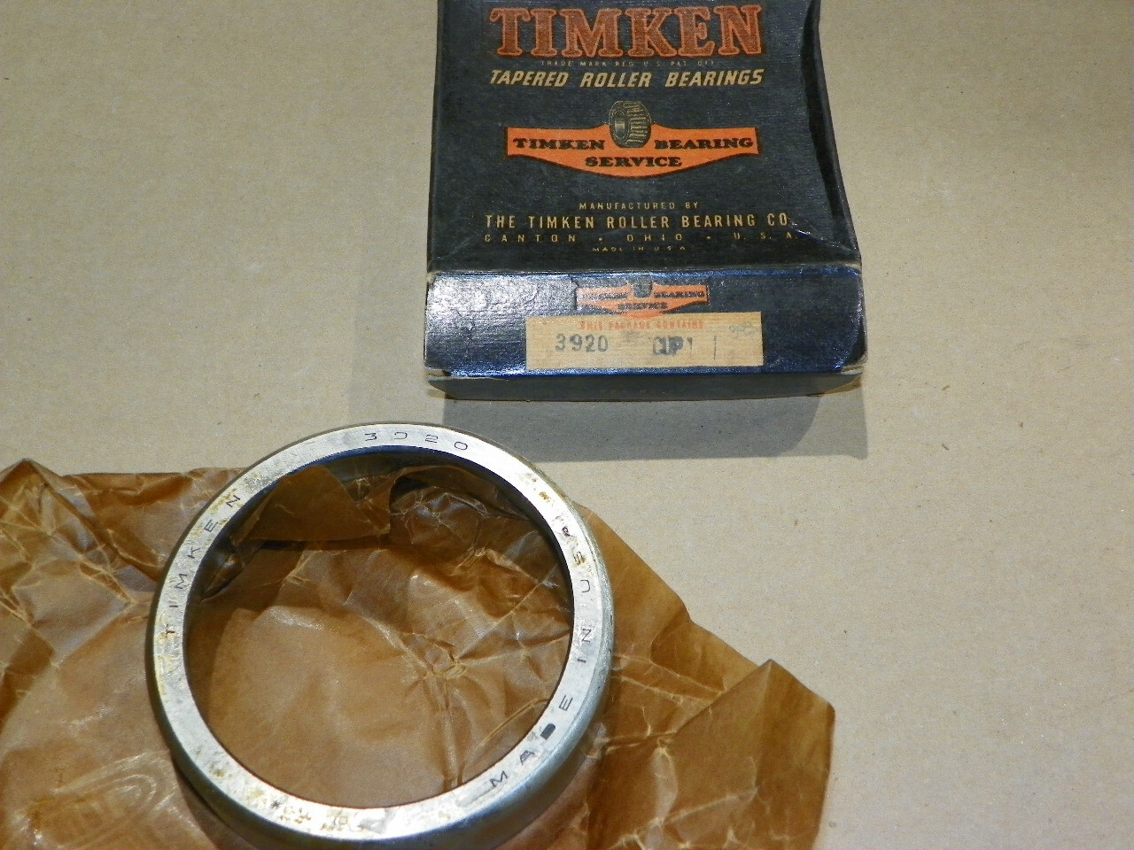 Timken 3920 Rear Wheel Bearing Cup 1972-1994 Ford Chevy 1-Ton Truck NOS
