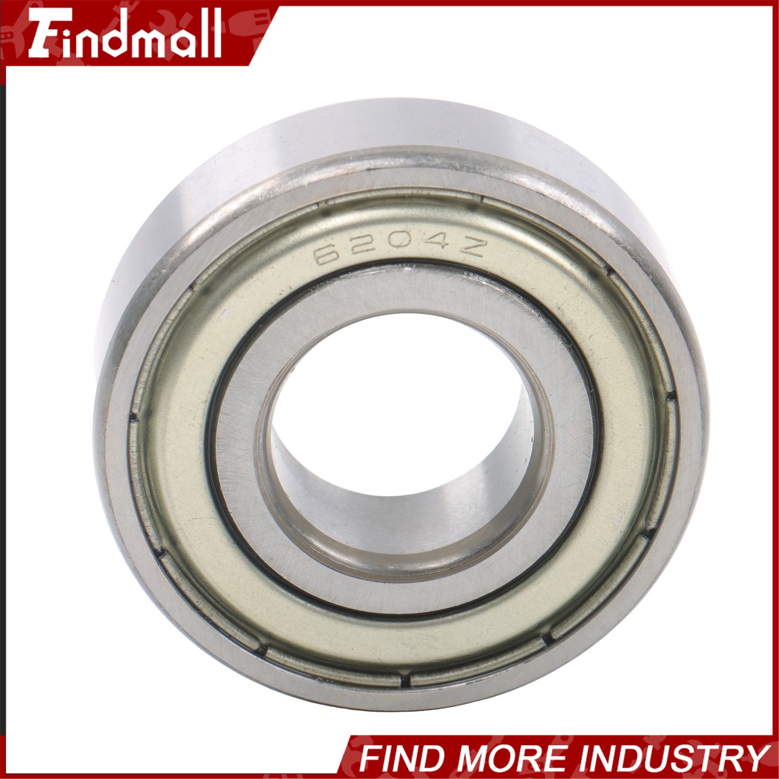 Findmall 10 Pcs 6204 ZZ Bearings 20x47x14mm Metal Shielded Deep Groove