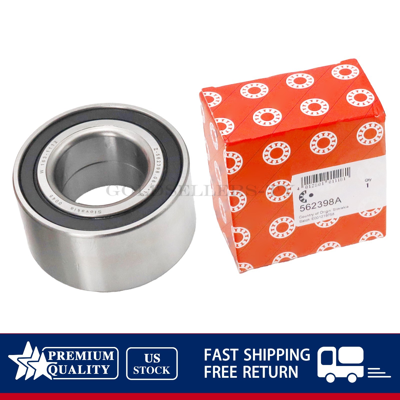 For FAG 562398A Wheel Bearing Fits For Renault Logan F-113175 DAC3772 37x72x37mm