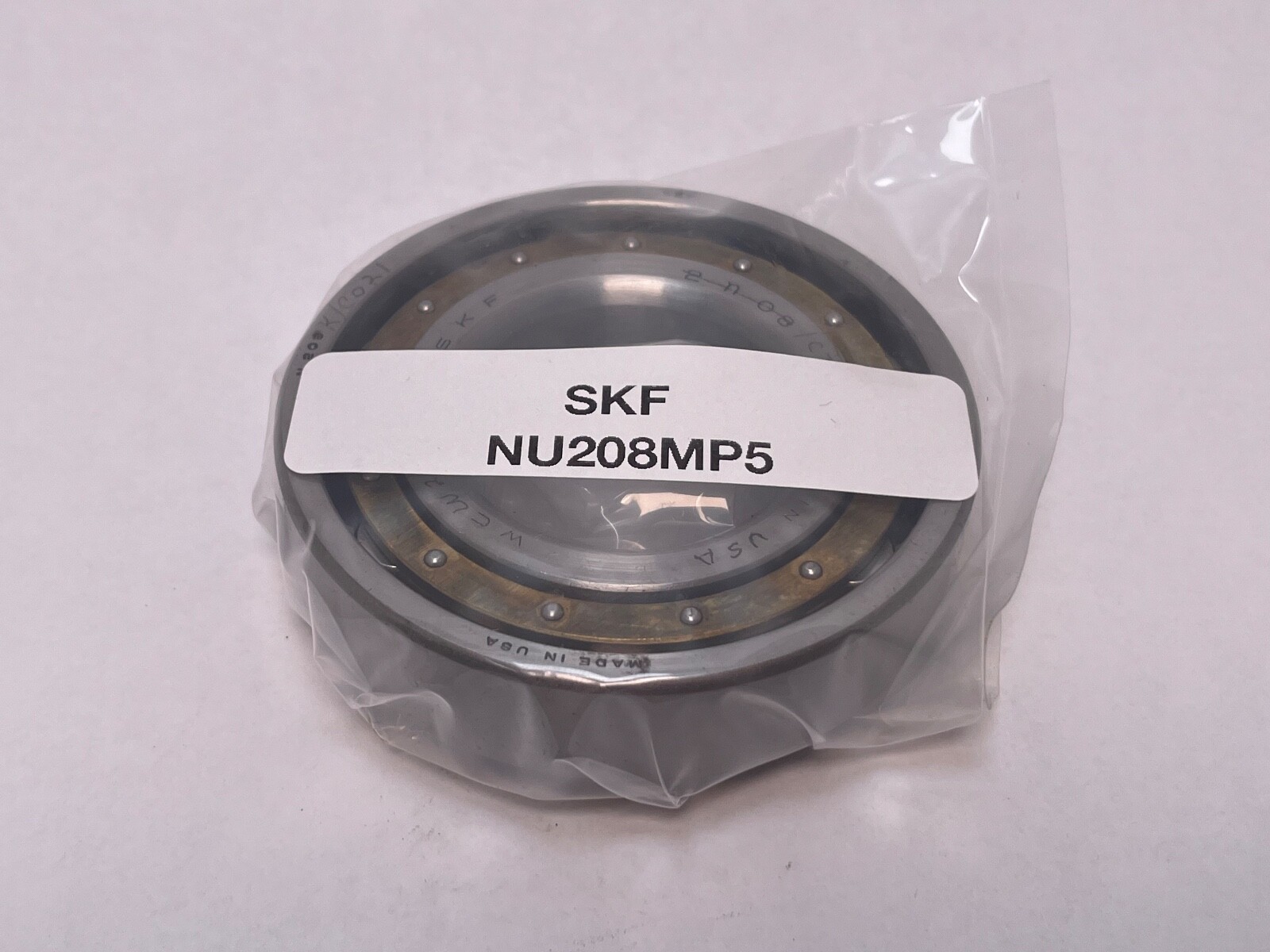 SKF N-208-M/P5 Bearing 40x80x18mm N208 N-208-M-P5 C781 USA