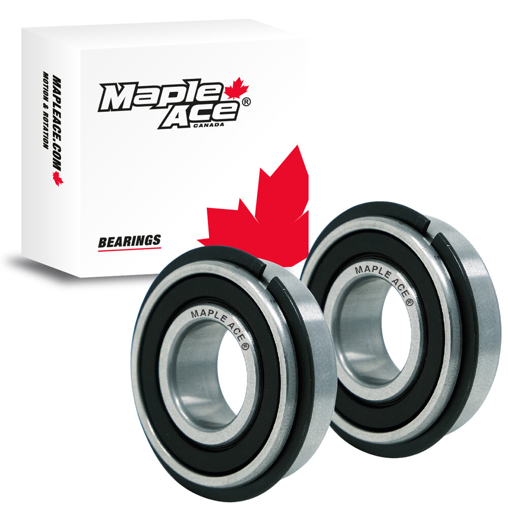 1622-2RSNR Ball Bearing w/Snap Ring 9/16″x1-3/8″x7/16″ Rubber Sealed (PCs 2)