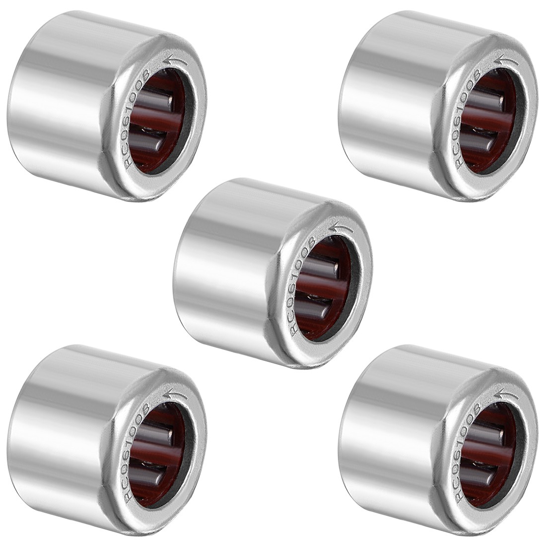 5pcs 3/8″ Bore 5/8″ OD 1/2″ Width RC061008 Needle Roller Bearings