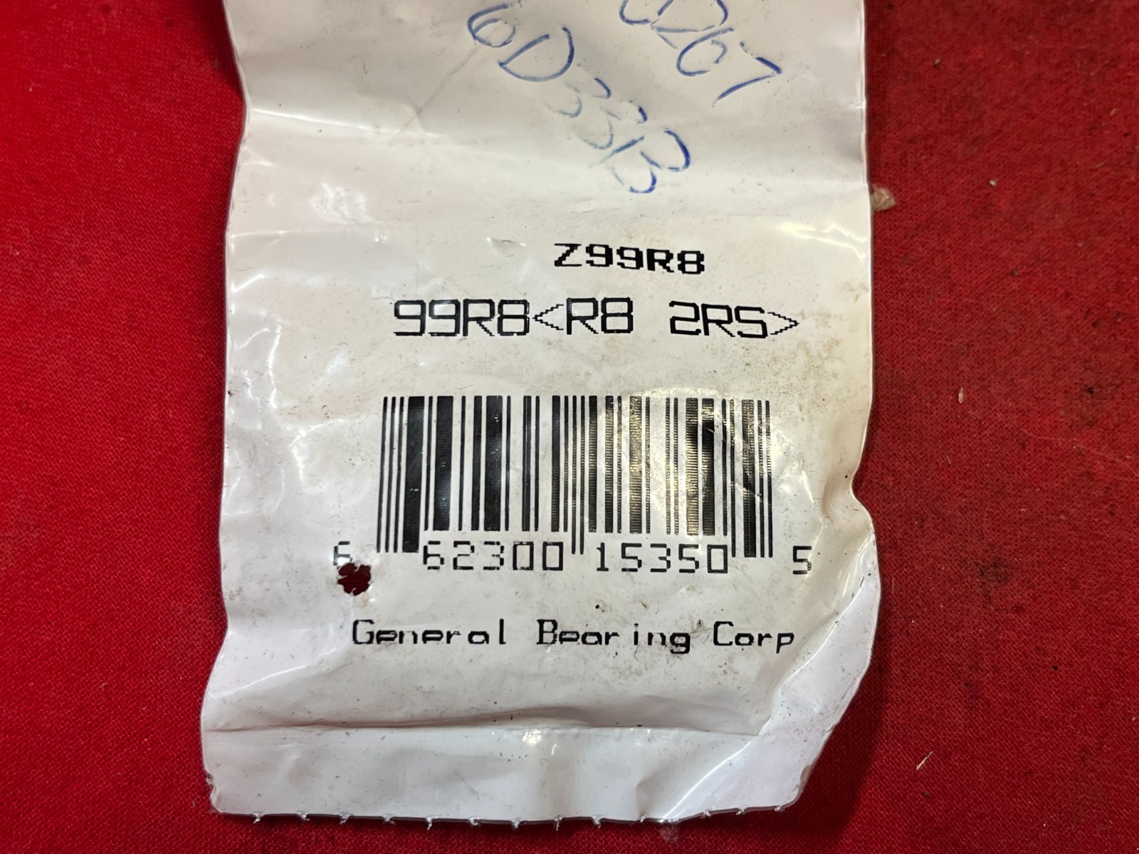 GENERAL BEARING, PRECISION BALL ROLLER, Z99R8, 1/2″ BORE, 1-1/8″ OD, LOT OF 2