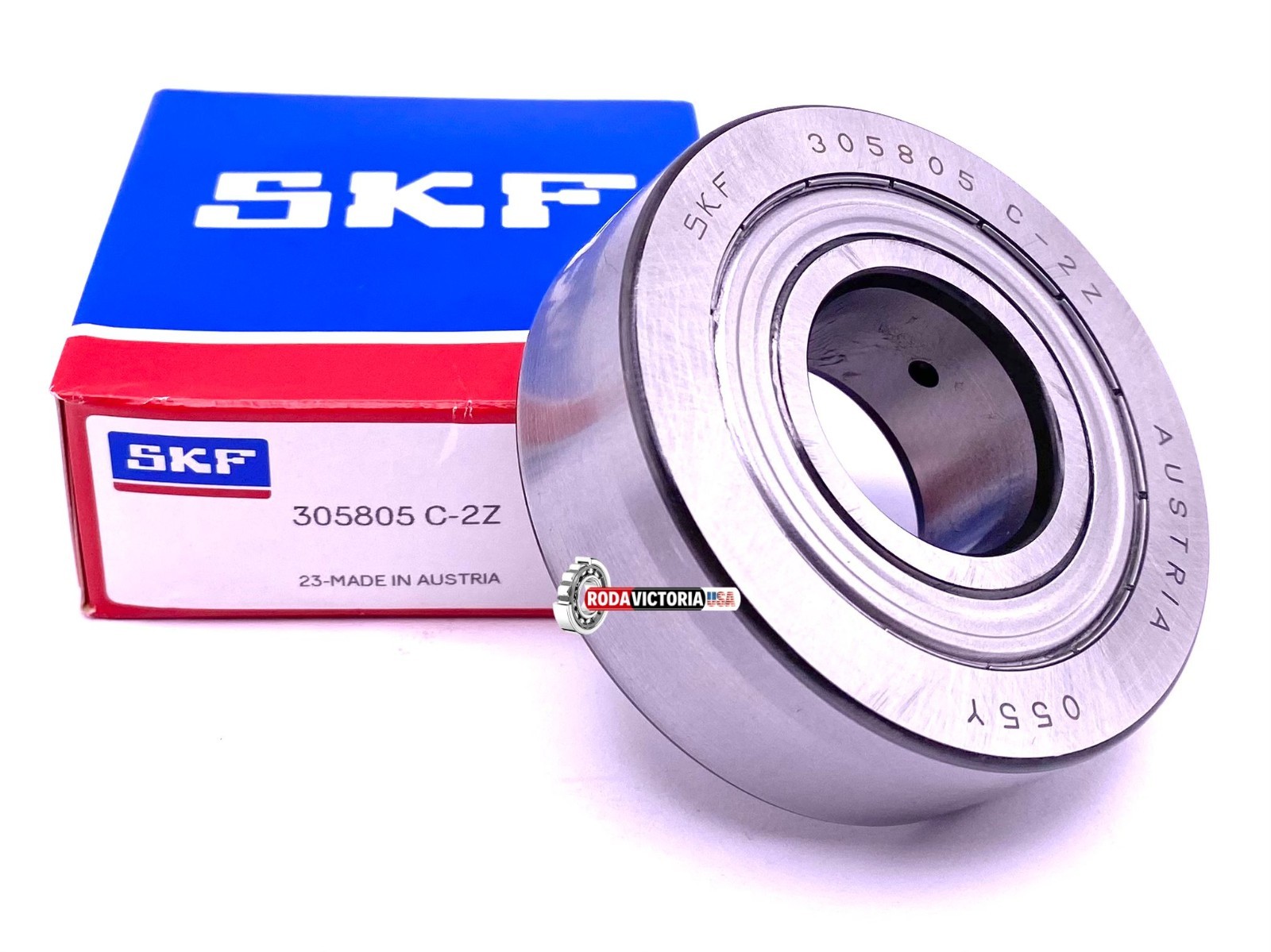 SKF 305805 C ZZ Track Roller Bearing, Spherical Oter Ring 25x62x20.6 mm