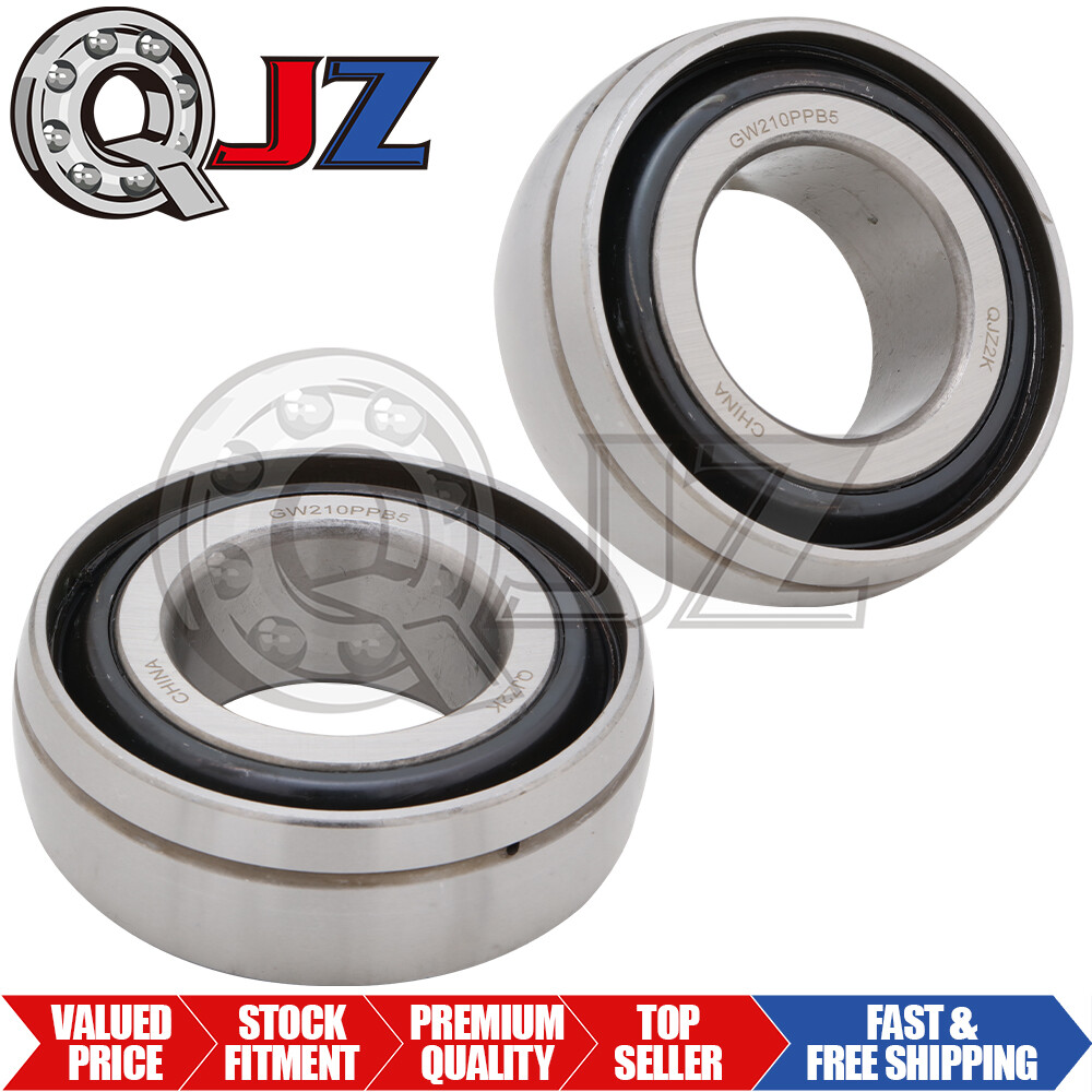 [2-Pack] GW210PPB5 Disc Harrow Ball Bearing [1.785″ Square Bore x 90 mm OD]