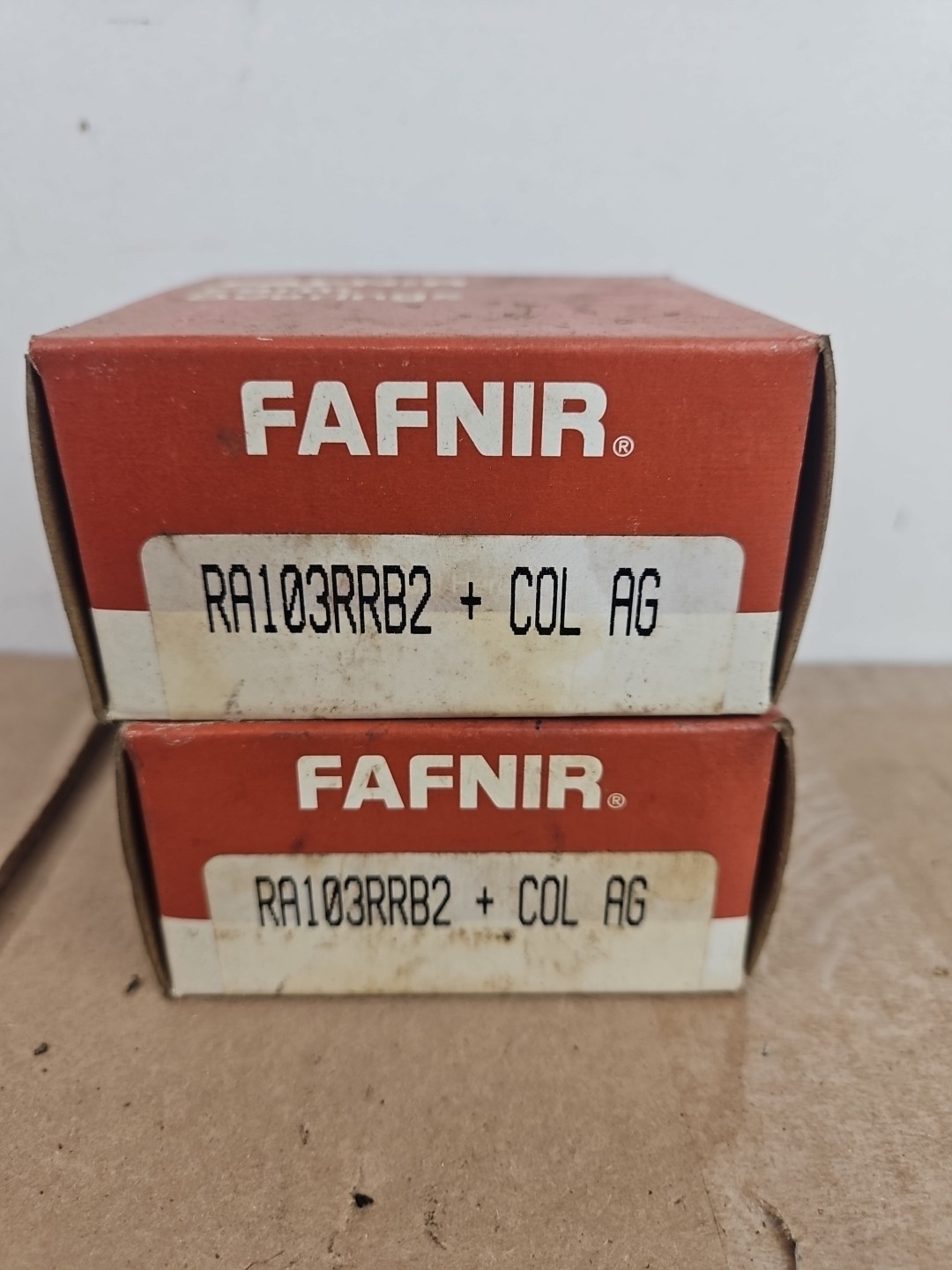 2 x FAFNIR Farm 1-1/4″ SHAFT BEARING INSERT RA103RR2+COL-AG includes collar NOS