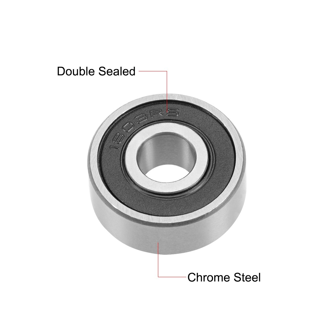 1603-2RS Deep Groove Ball Bearing 5/16″x7/8″x11/32″ Sealed GCr15 Bearings 2pcs]